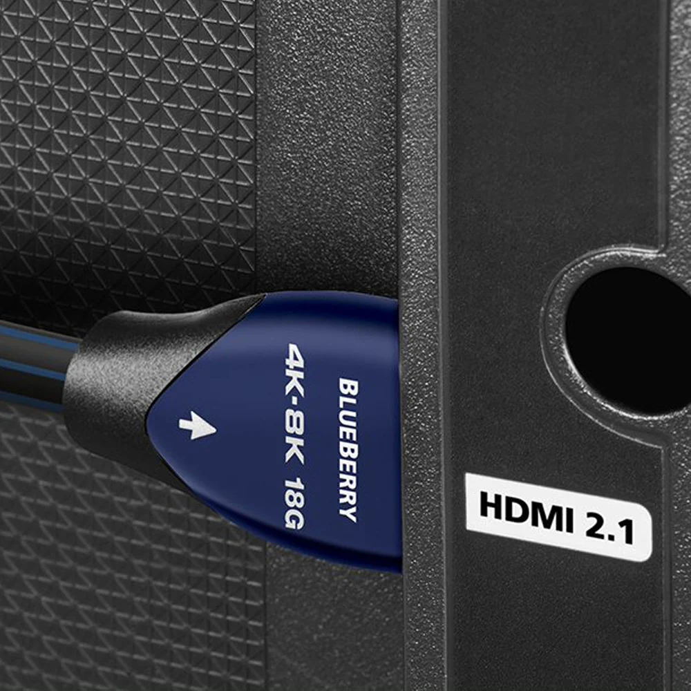 AudioQuest Blueberry 18 2.1 HDMI Cable - 4K/8K Ultra HD, In-Wall Rated, High-Speed, 18Gbps, HDR, eARC - Image 3