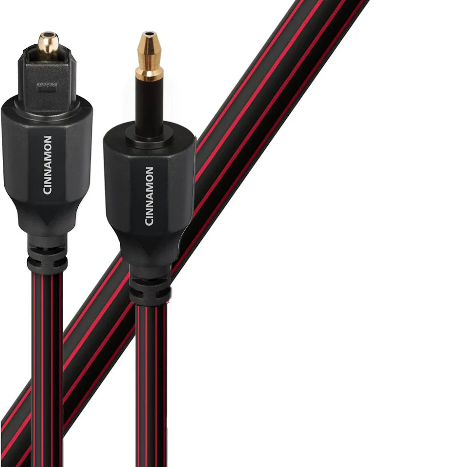 AudioQuest Cinnamon Optical Toslink Fiber-Optic Cable + Mini-Adaptor (1x Male Toslink > 1x Male Toslink, Single) - Image 7