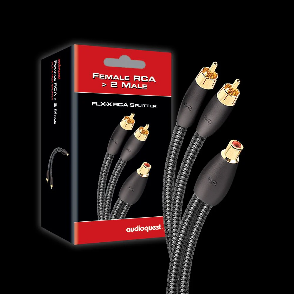 AudioQuest FLX-X F22M RCA Splitter - 1 x Female RCA > 2 x Male RCA - Image 3