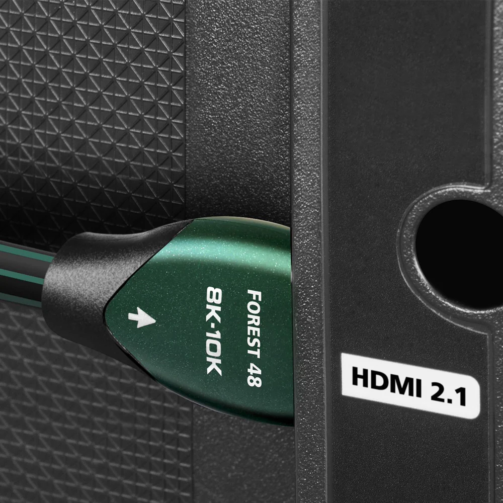 AudioQuest Forest 48 2.1 HDMI Cable - 8K/10K Ultra HD, Gaming, High-Speed, 48Gbps, HDR, eARC - Image 3