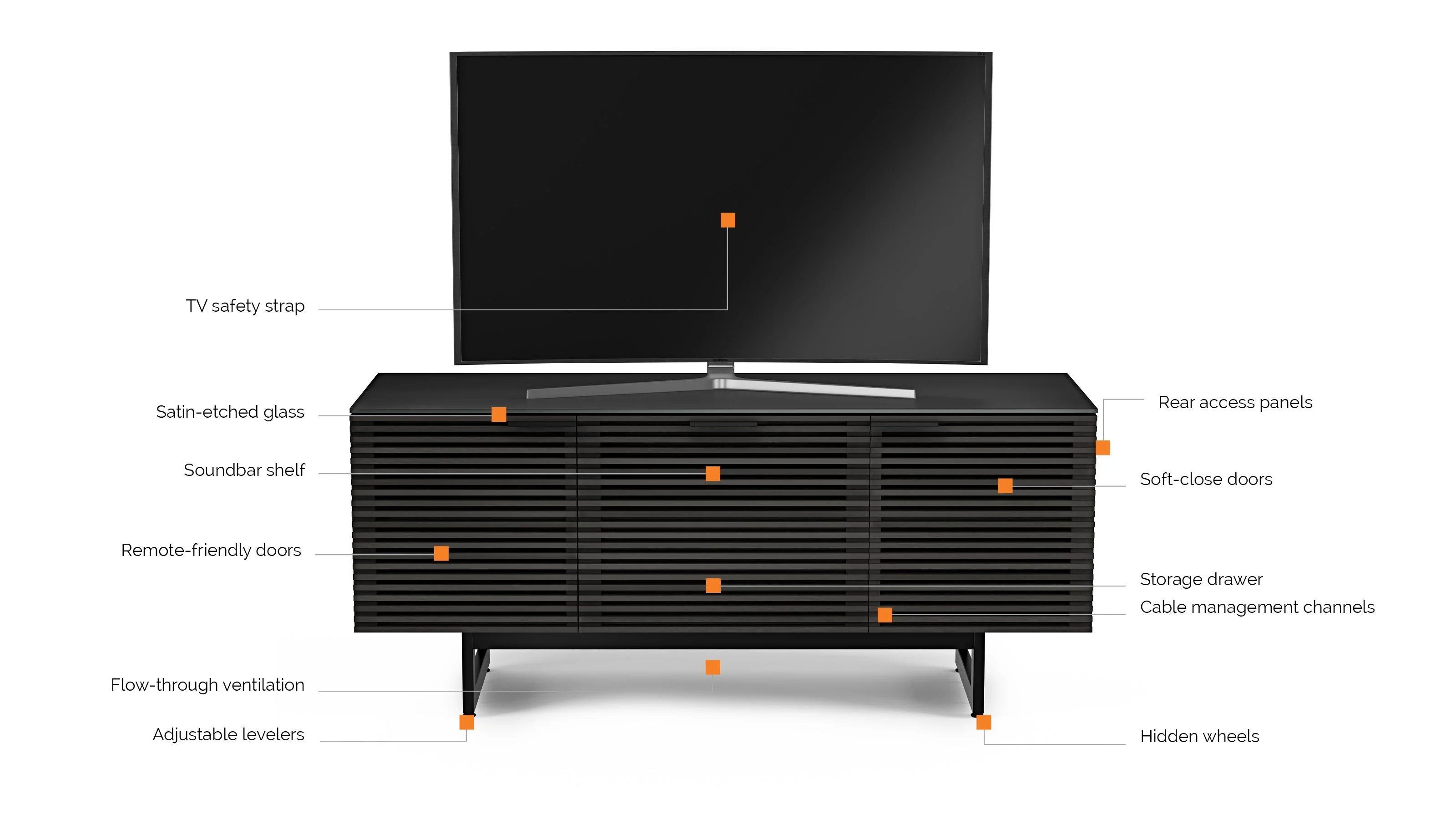 BDI Corridor Media 8177 TV Console & Entertainment Center - Image 9